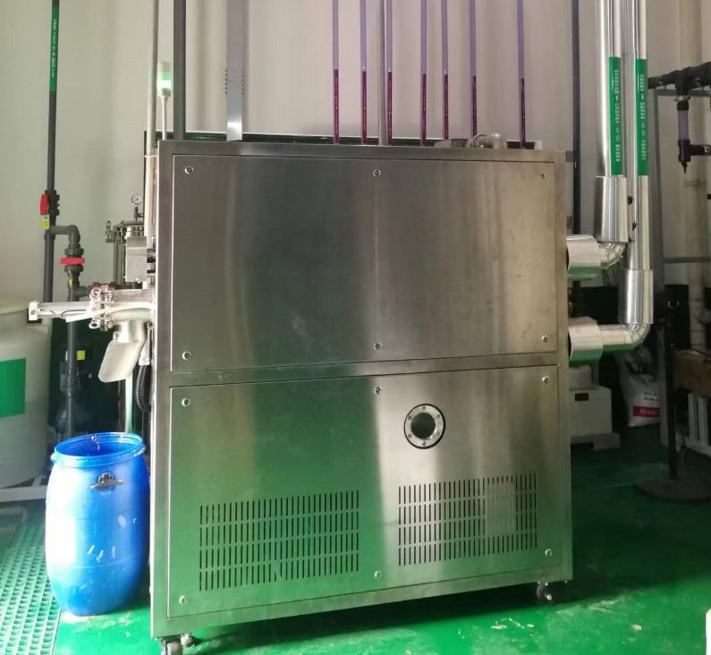 保靖县无锡某电子汽车有限公司ZQ-JJ-1T蒸汽低温结晶蒸发设备制程废液案例